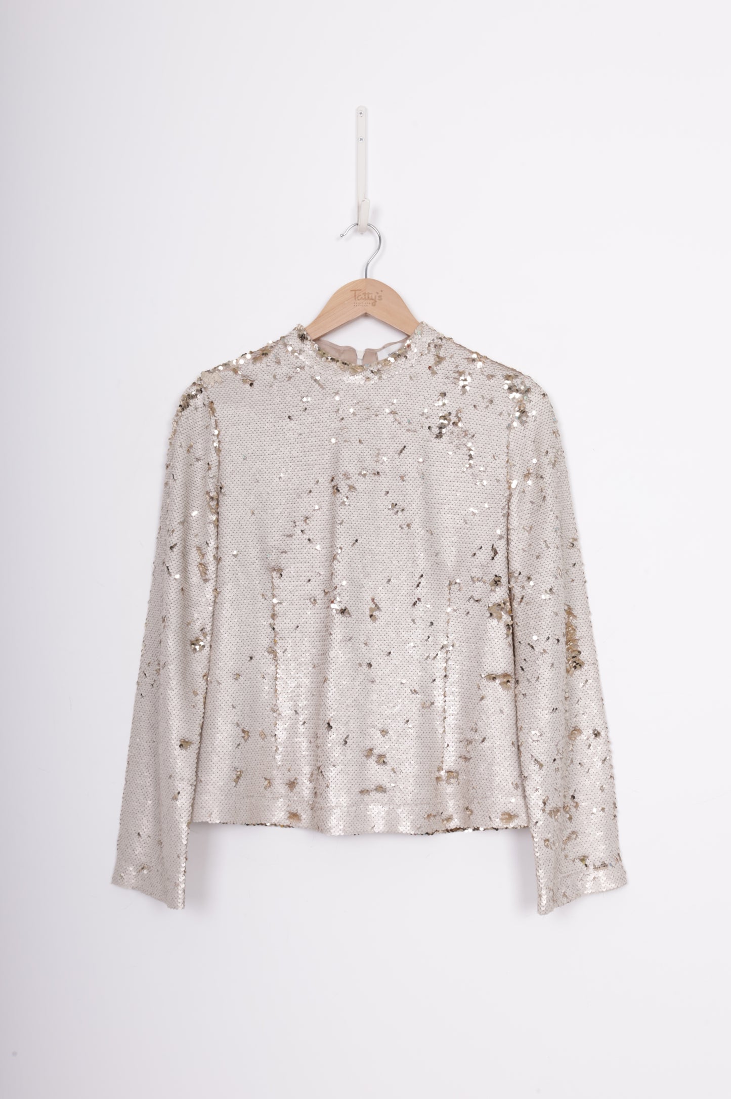 Samsoe Samsoe Womens Metallic Blouse Size S