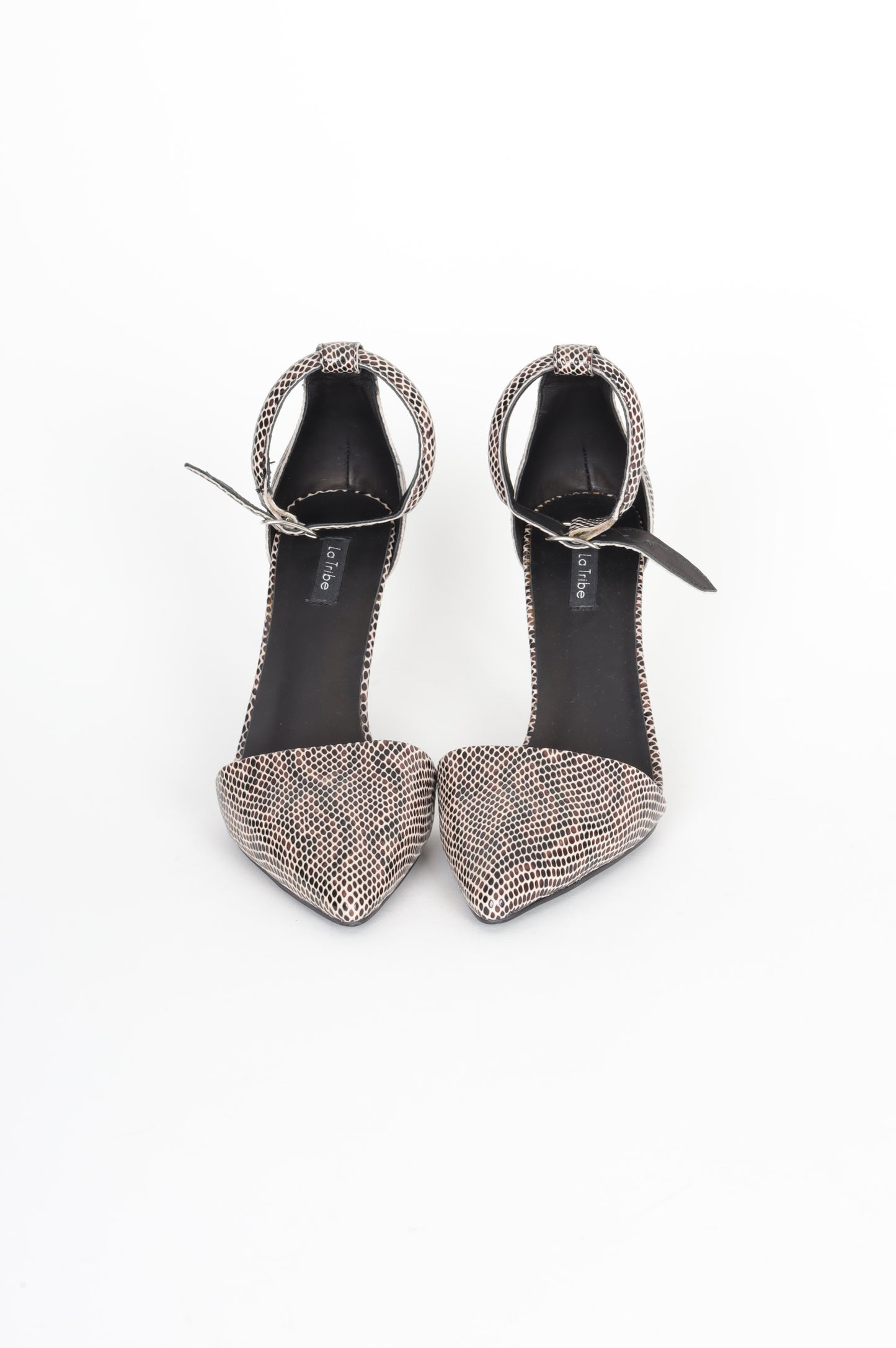 La Tribe Womens Black Heels Size EU 39