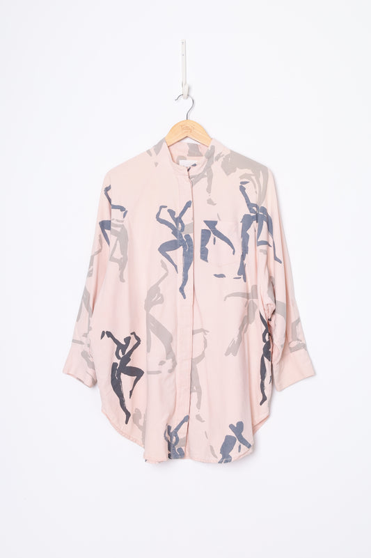 Kowtow Womens Pink Shirt Size M