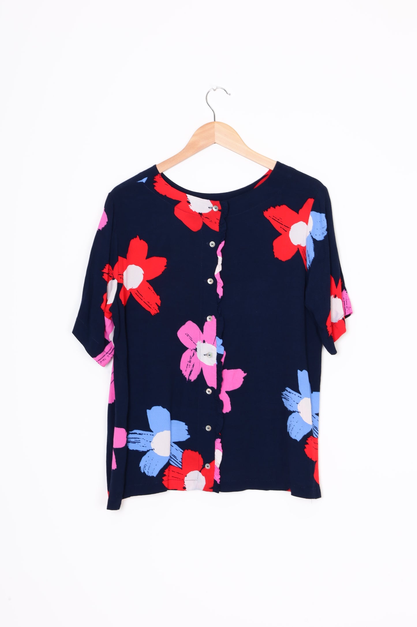 twenty-seven names Womens Blue Top Size 14