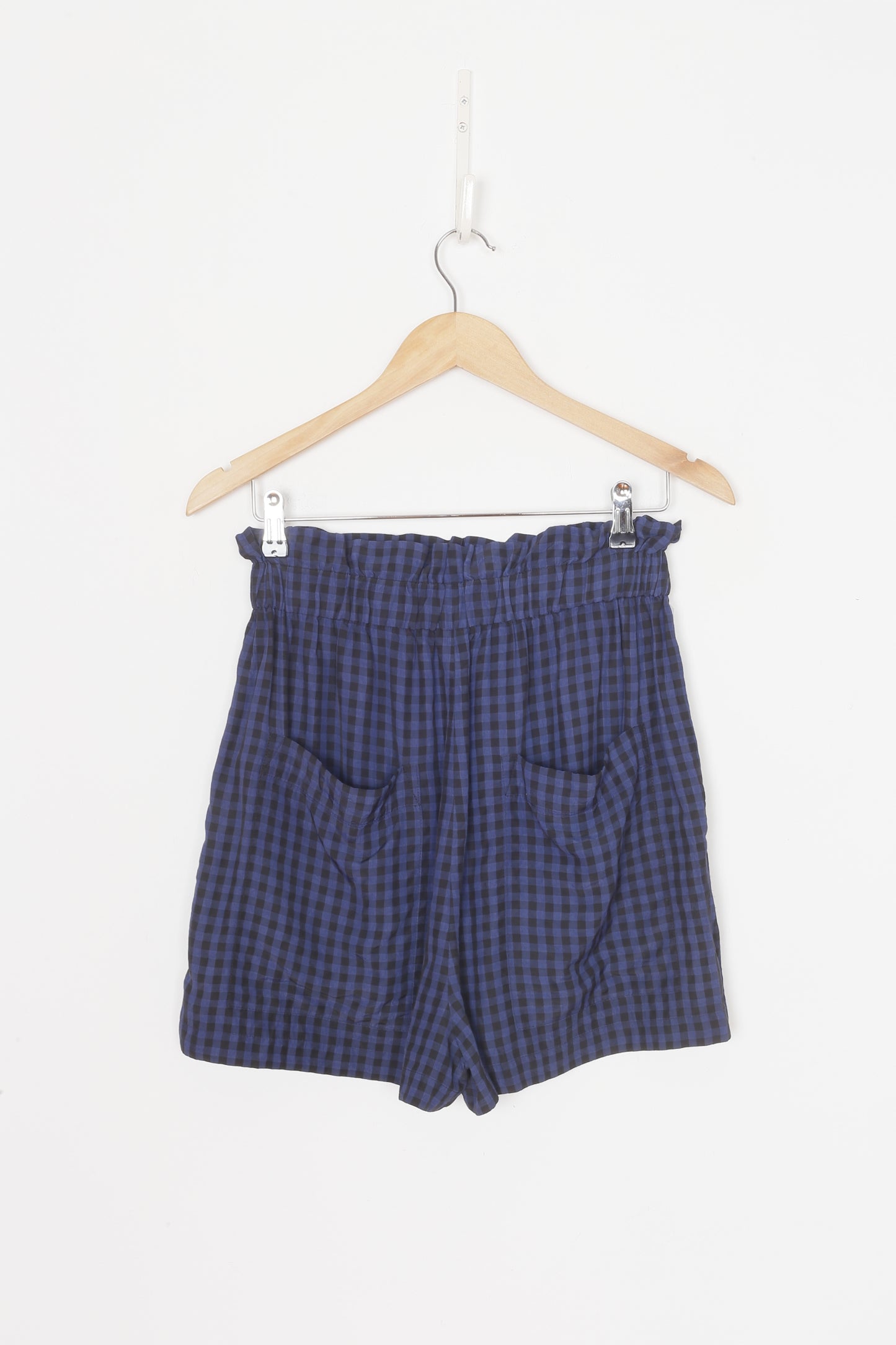 Tibi Womens Blue Shorts Size S
