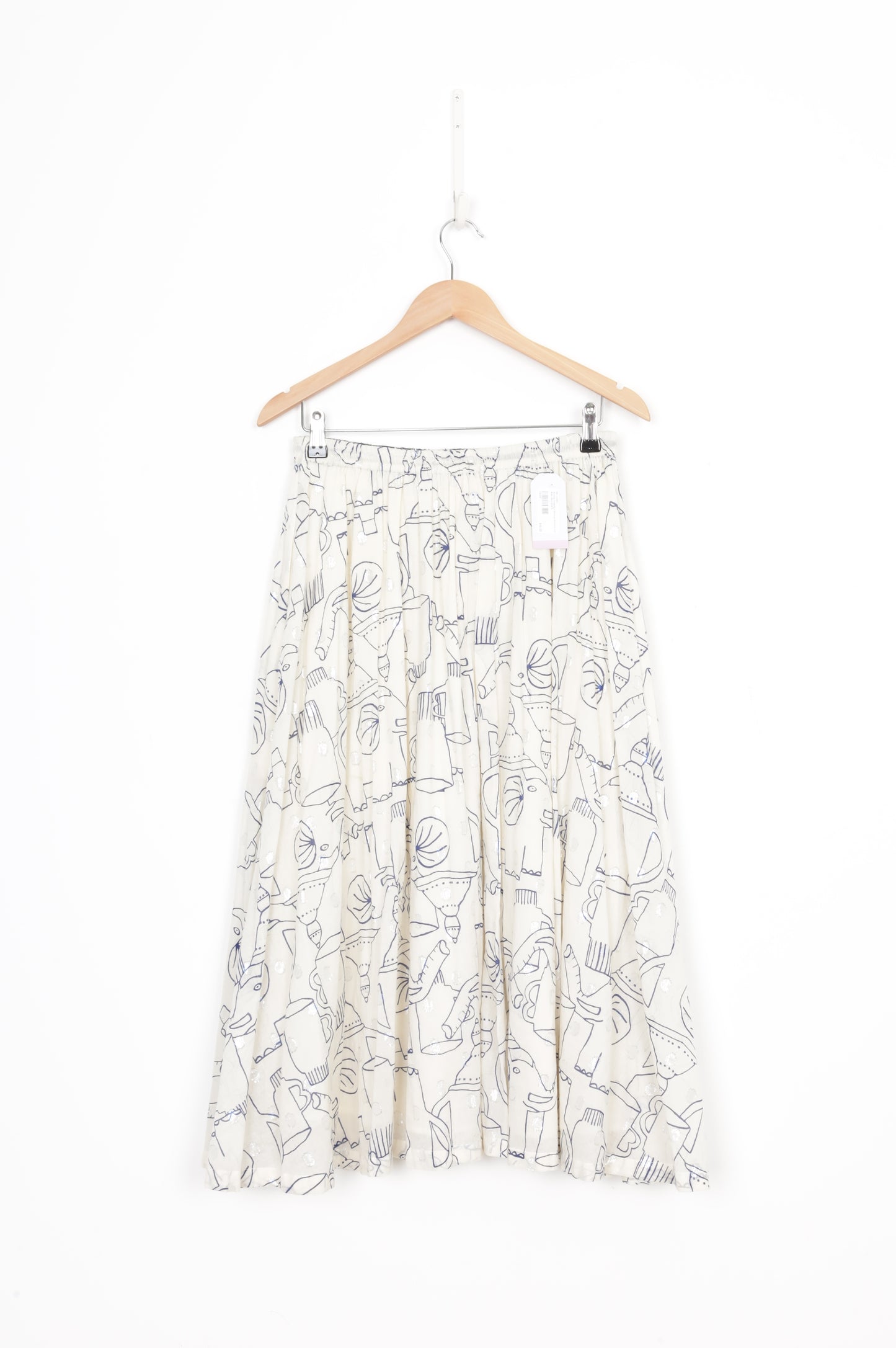 Monika Forsberg x Gorman Womens Cream Maxi Skirt Size 8