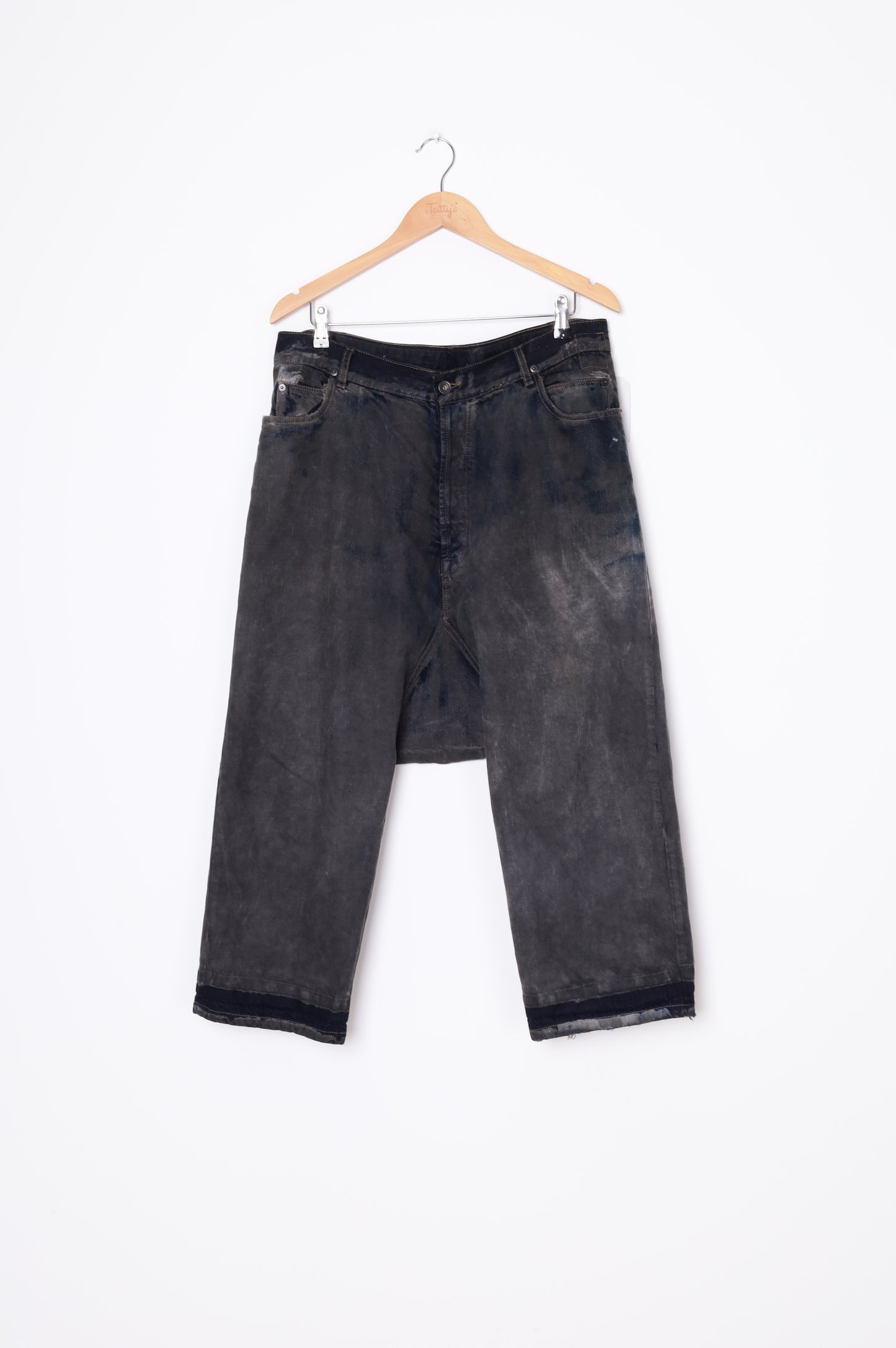 DRKSHDW Rick Owens Mens Grey Jeans Size W 34