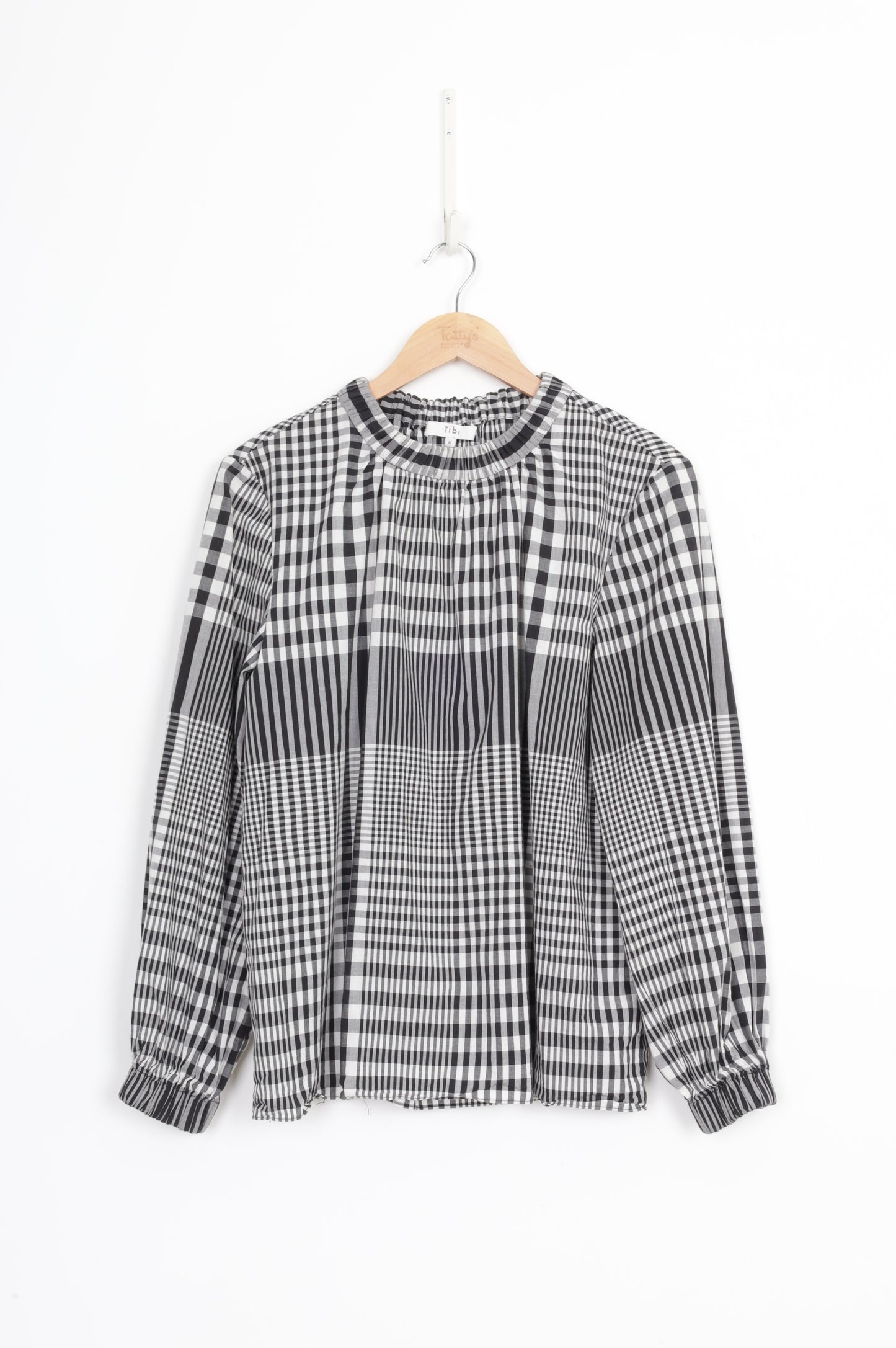 Tibi Womens Black Blouse Size 8