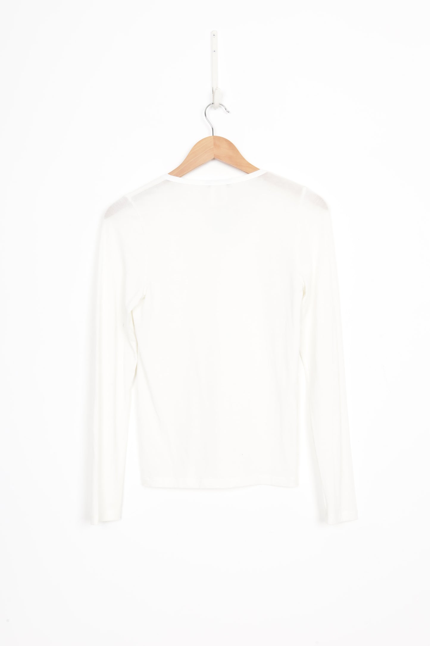 Isakelle Womens White Cardigan Size XS