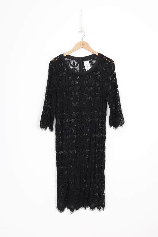 Verge Womens Black Dress Size L