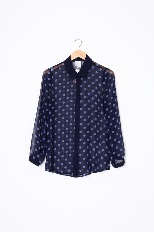 Hi There from Karen Walker Womens Blue Blouse Size 2
