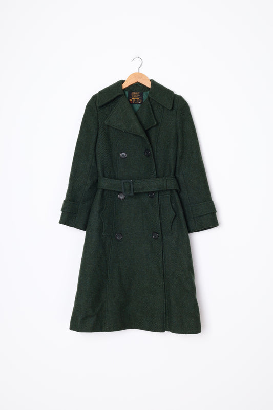 St Michael (Vintage) Womens Green Coat Size 40