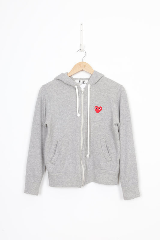 Play comme des garcon Womens Grey Sweatshirt Size M