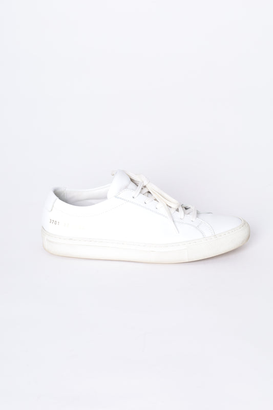 Woman by Common Projects Womens White Sneakers Size EU 37