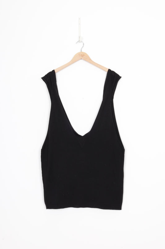 Nom D. Womens Black Vest Size 1
