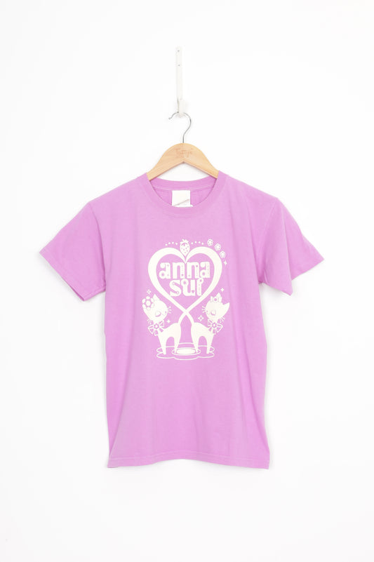 anna sui Womens Purple T-shirt Size 9 MO