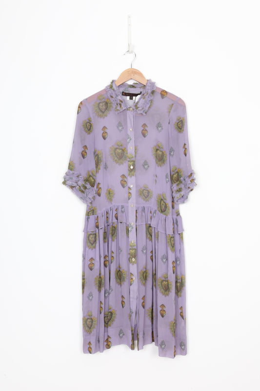 Trelise Cooper Womens Purple Dress Size 8