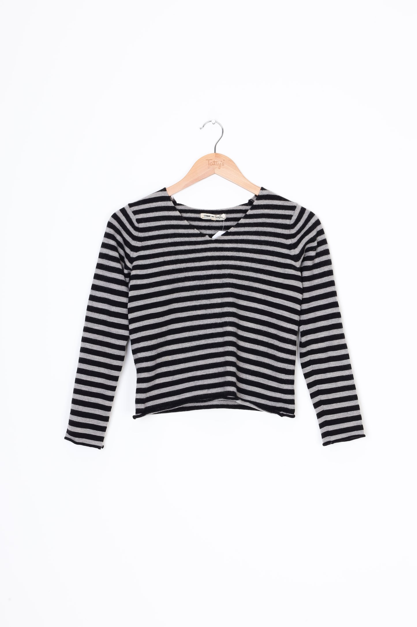 Comme Des Garcons Womens Grey Jumper Size M