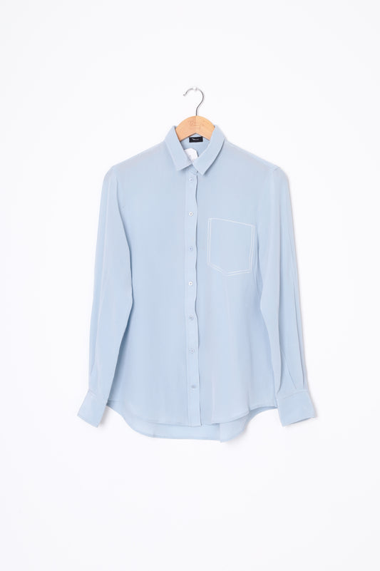 Joseph Womens Blue Shirt Size EU 38