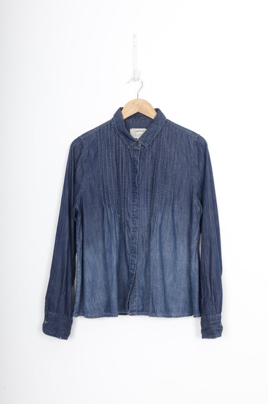 Current Elliott Womens Blue Shirt Size 3