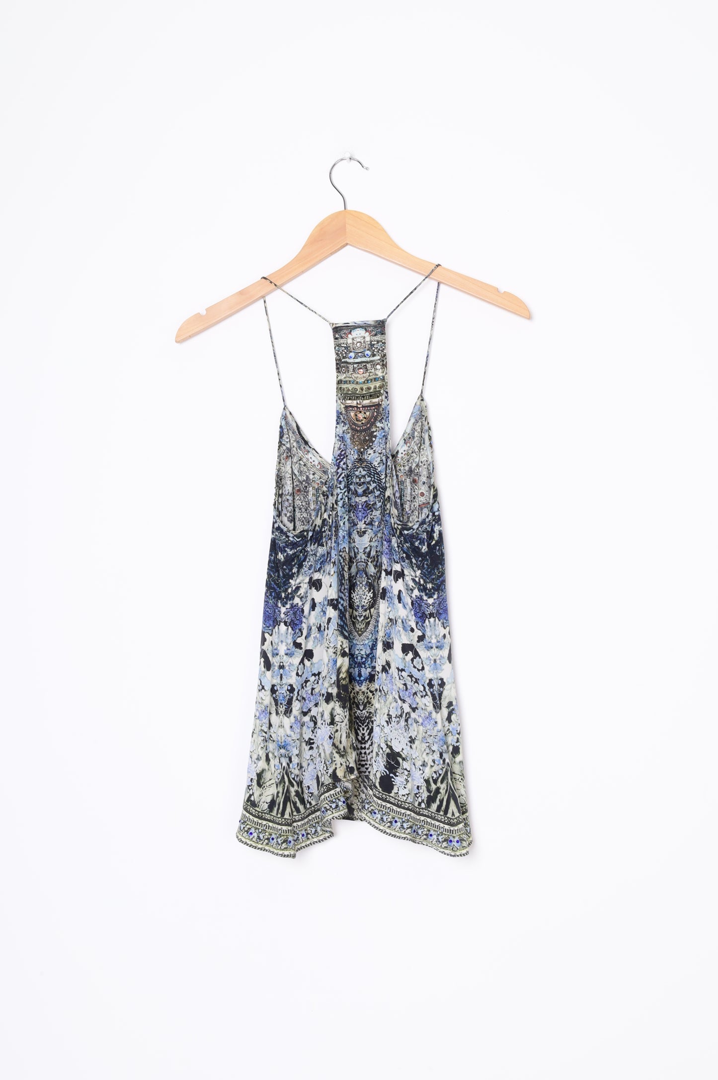 Camilla Womens Blue Top Size S