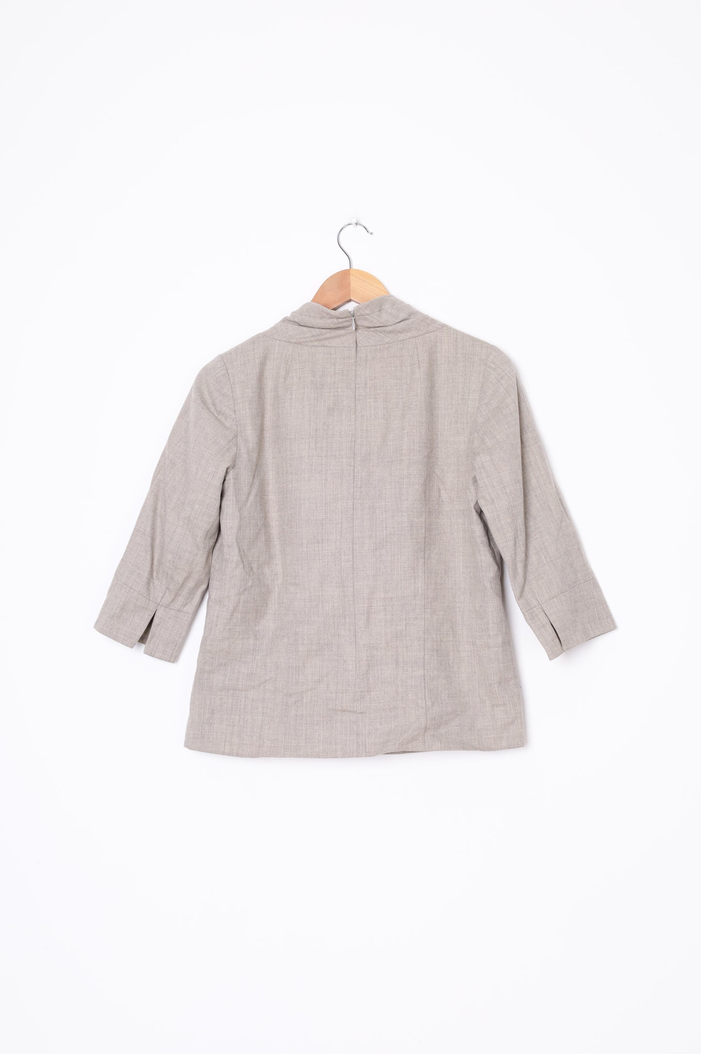 J Crew Womens Beige Blouse Size 4