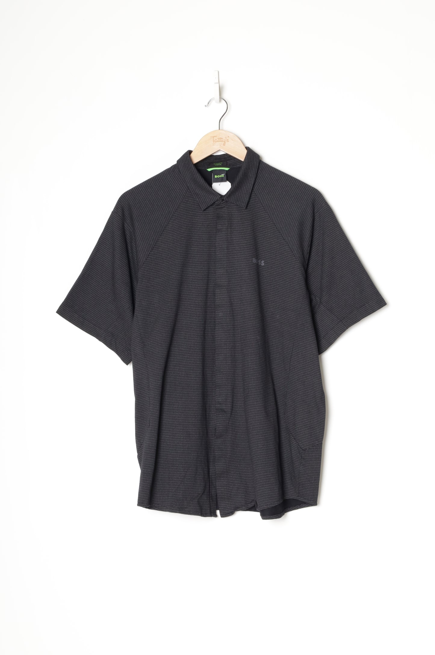BOSS Mens Black Shirt Size L