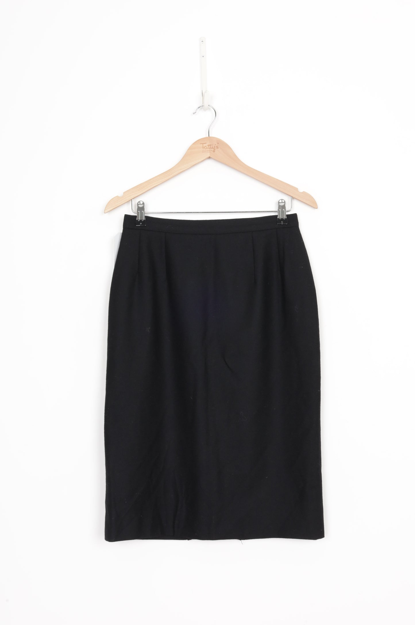 Emmanuelle Khanh Paris Womens Black Skirt Size W 29