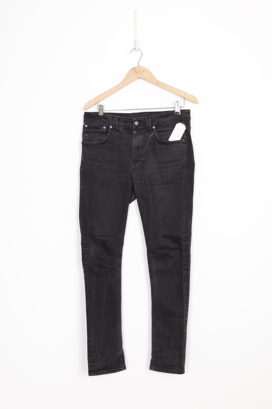 Nudie Jeans Mens Grey Jeans Size W 32