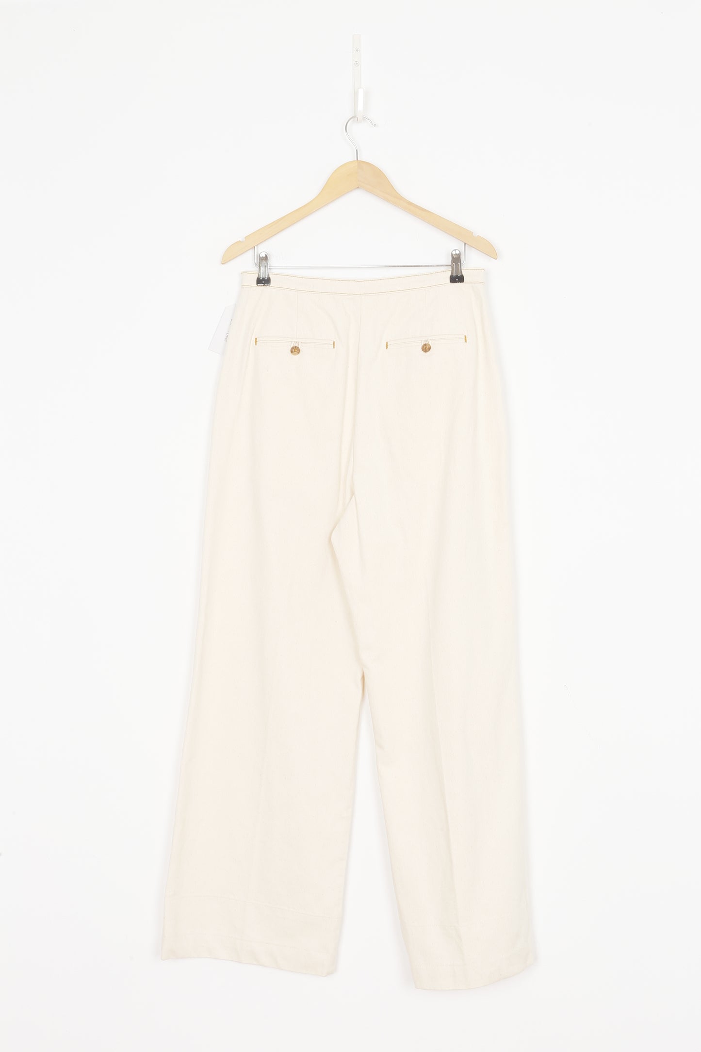 Tory Burch Womens Cream Pants Size 10