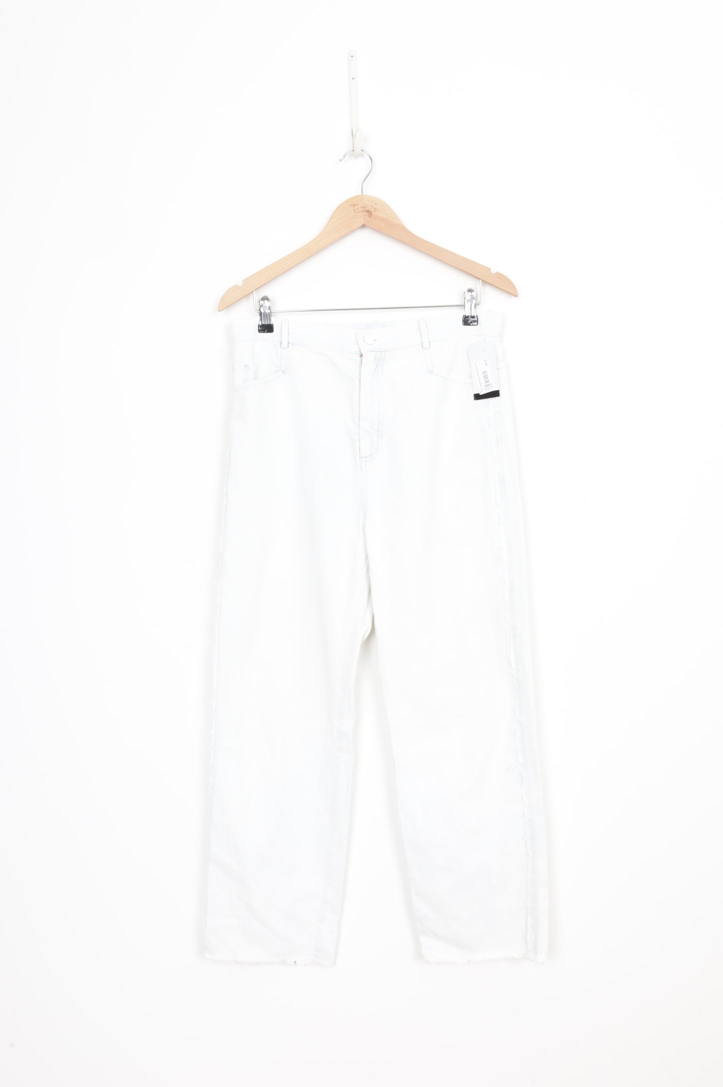 Karen Walker Womens White Jeans Size 10
