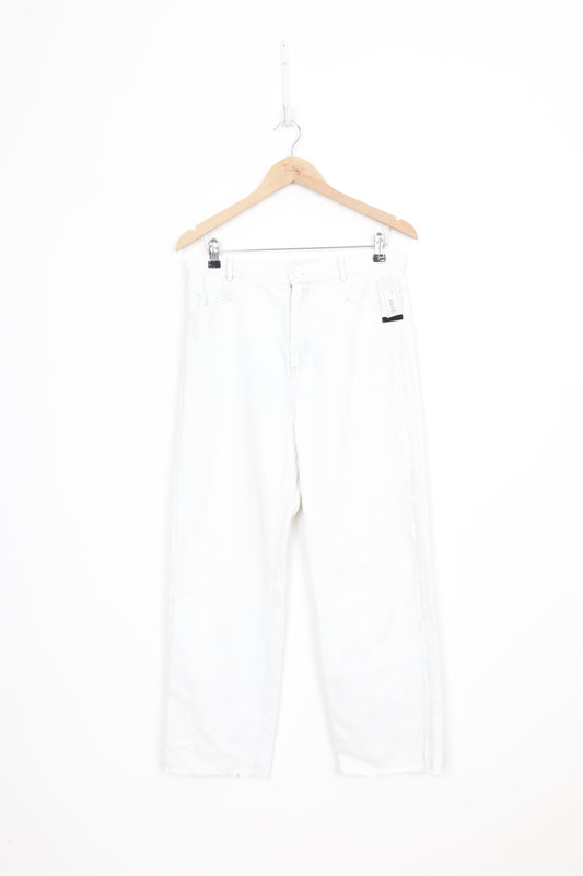 Karen Walker Womens White Jeans Size 10