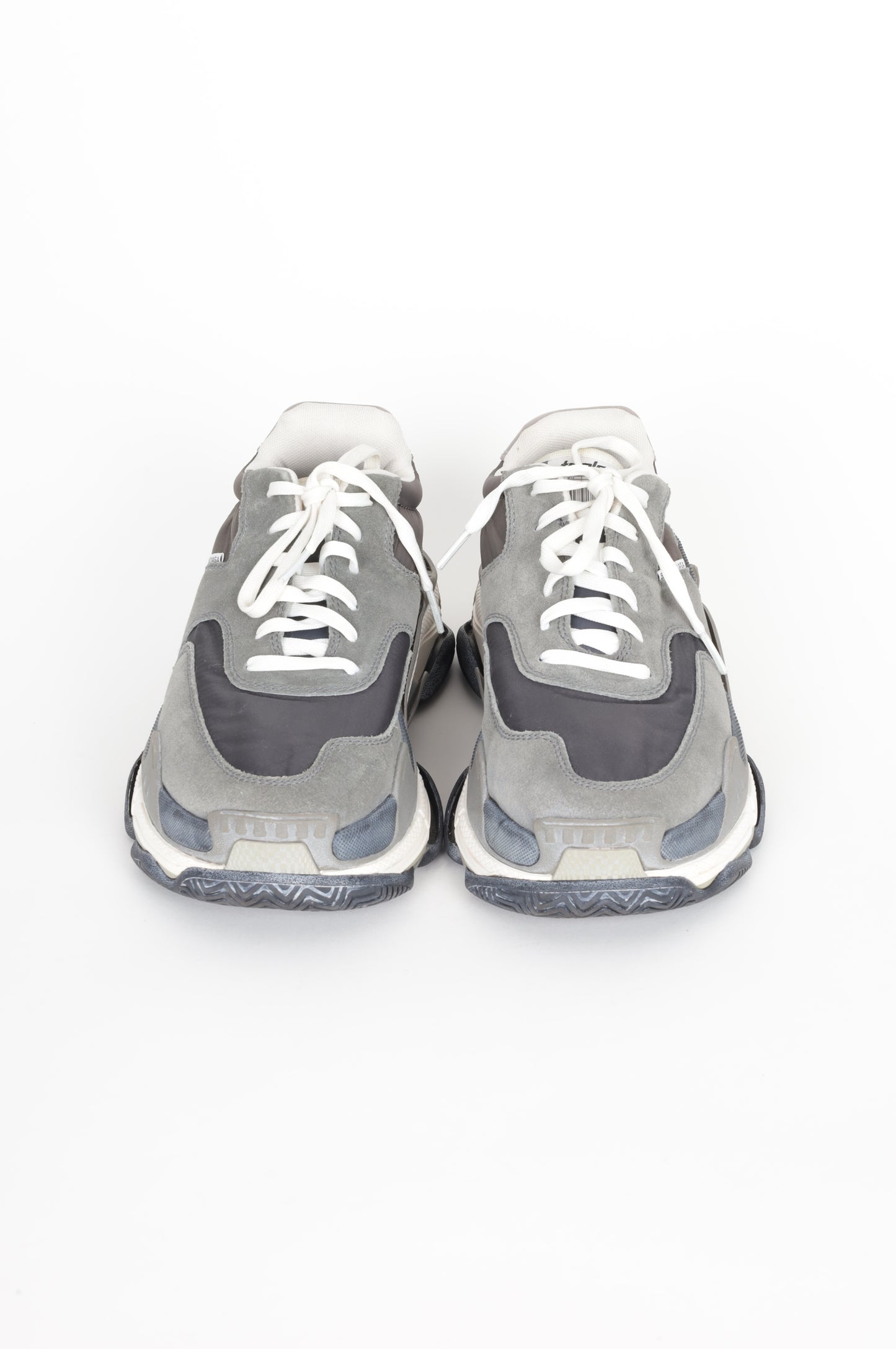 Balenciaga Mens Grey Sneakers Size EU 39