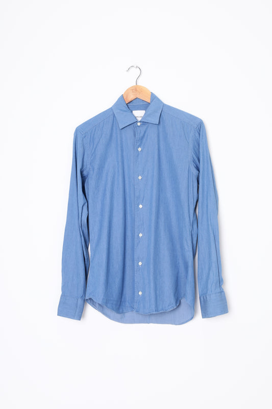 Dadelszen Mens Blue Shirt Size 38
