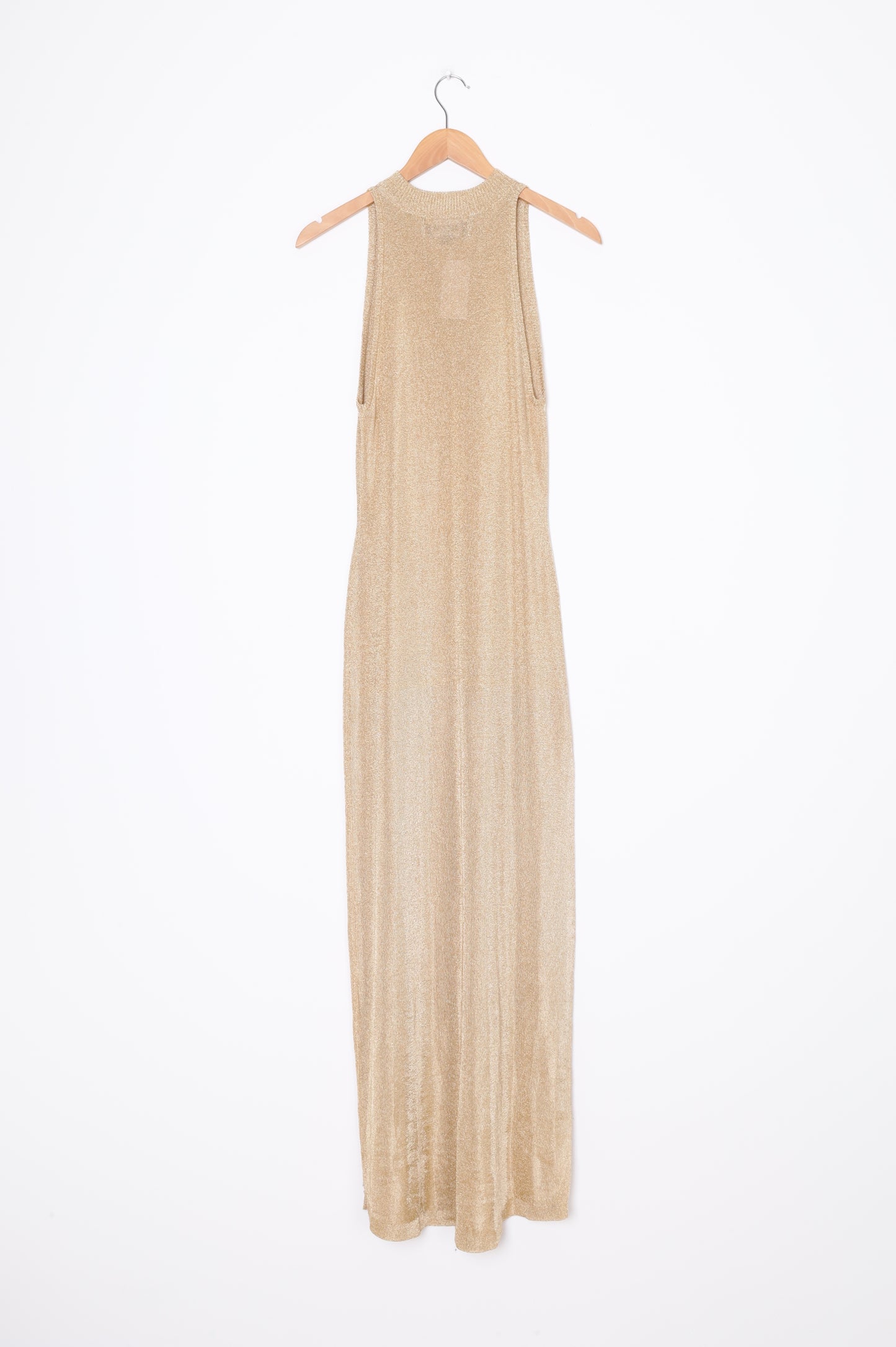 Seroya Womens Gold Dress Size M