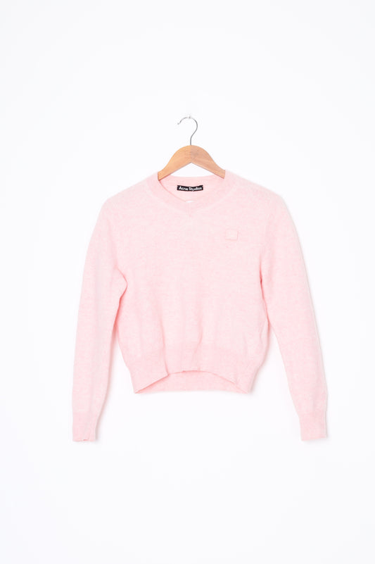 Acne Studios Womens Pink Jumper Size S