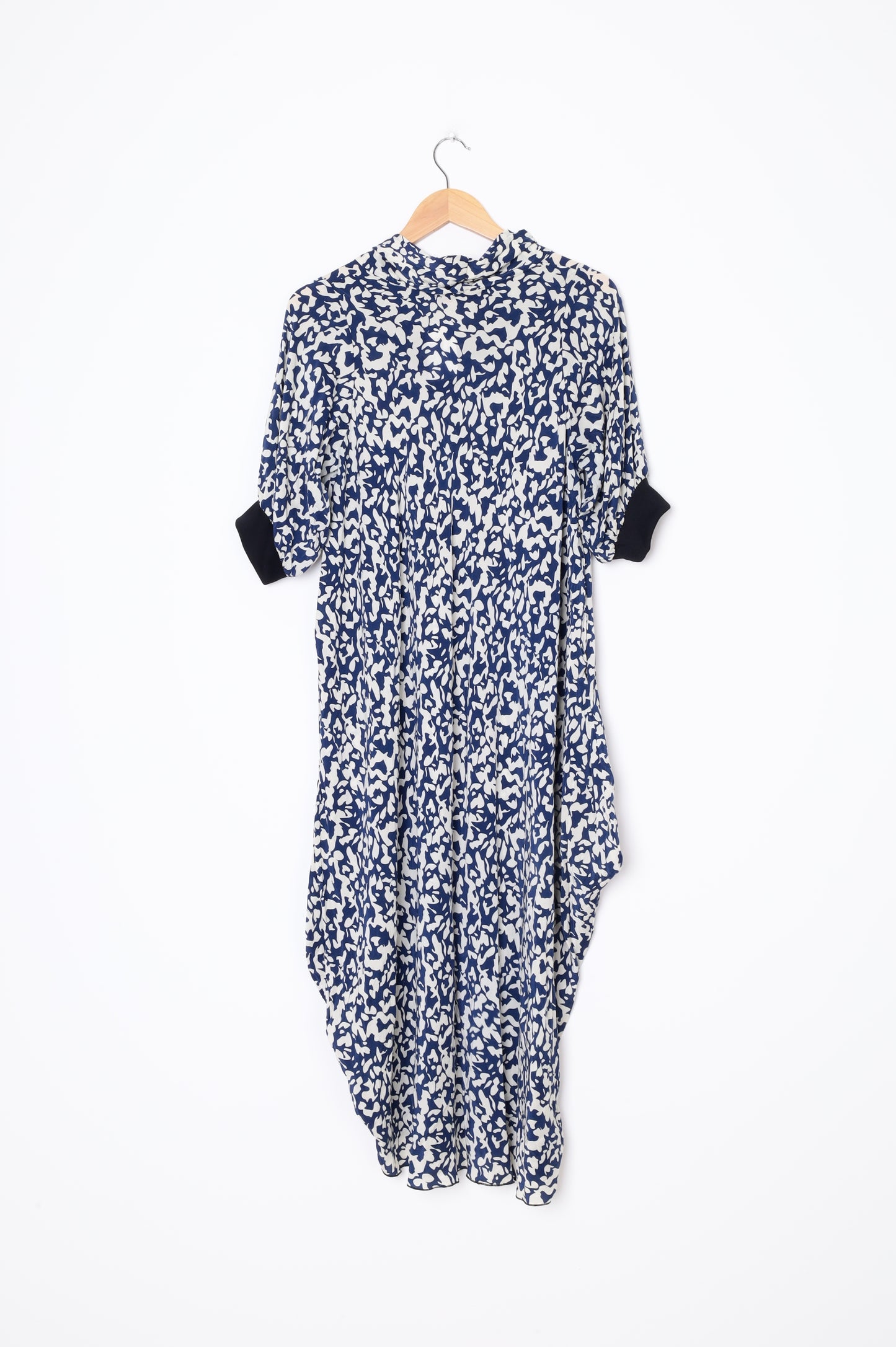 Sa.gom Womens Blue Dress Size S
