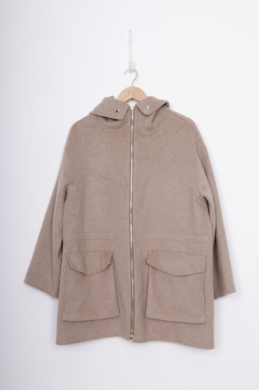No Label Womens Brown Coat Size F