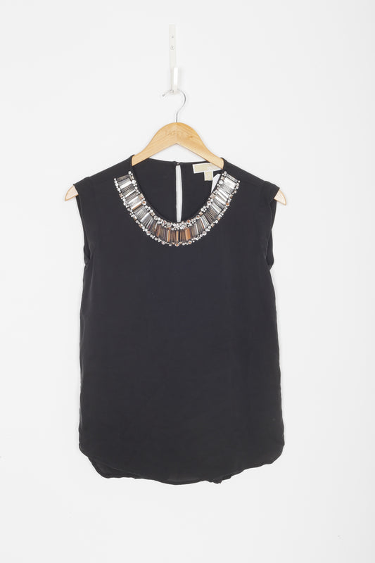 Michael Kors Womens Black Top Size N/S
