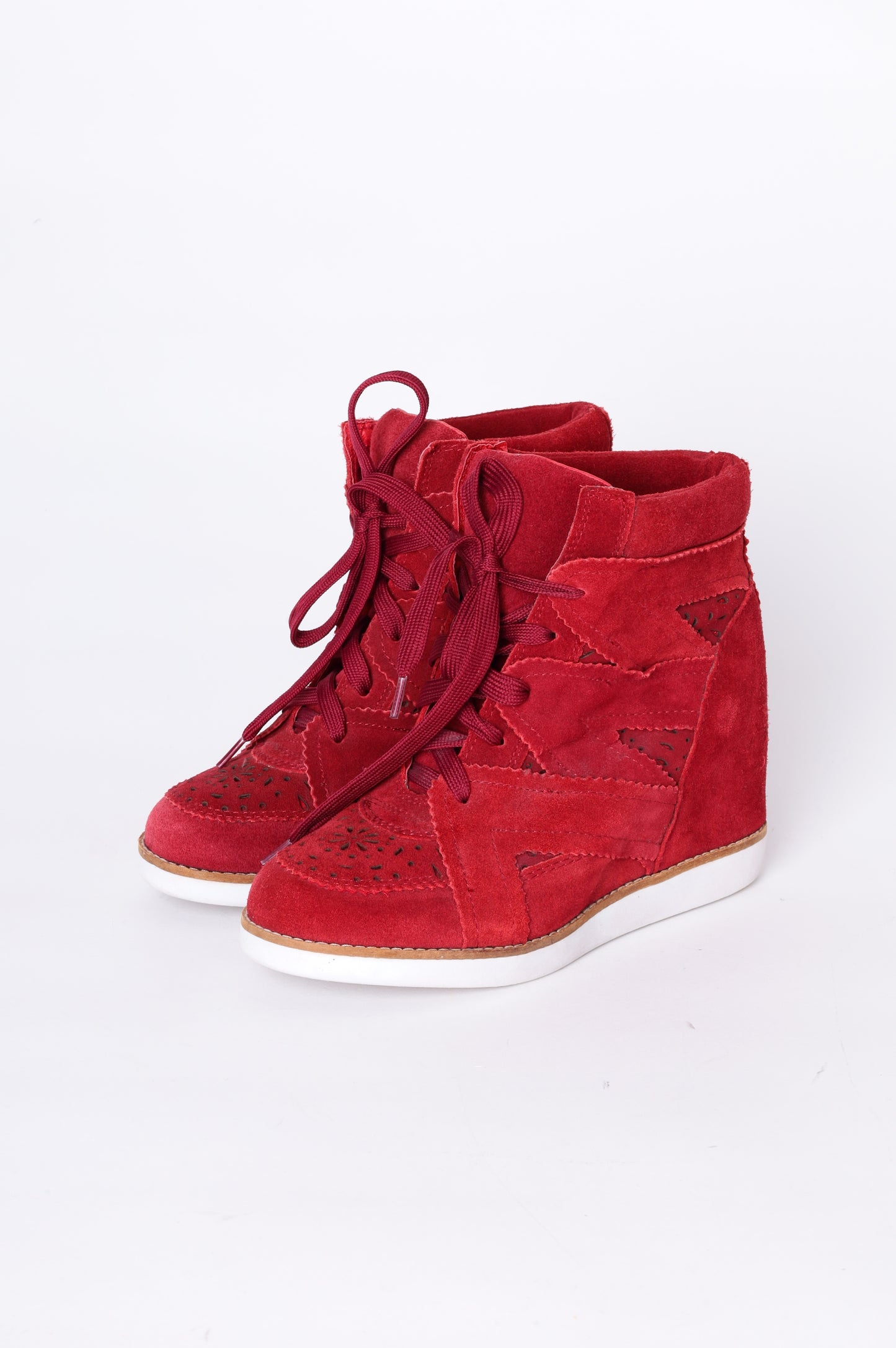 Jeffrey Campbell Womens Red Sneakers Size EU 38