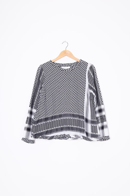 Summery Copenhagen Womens Black Top Size S