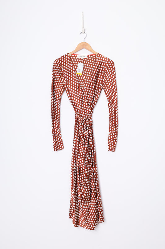 Diane von Furstenberg Womens Brown Dress Size 4