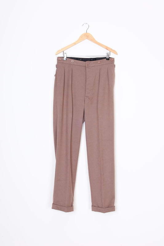 Revival Vintage Mens Brown Pants Size 34