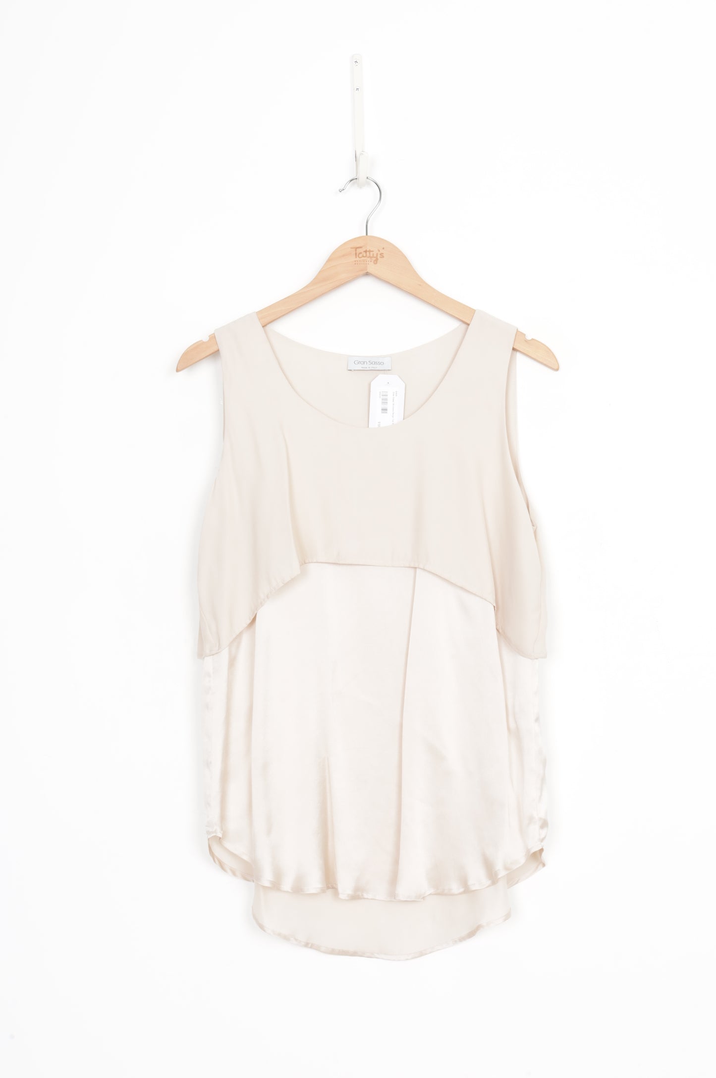 Gran Sasso Womens Beige Top Size M