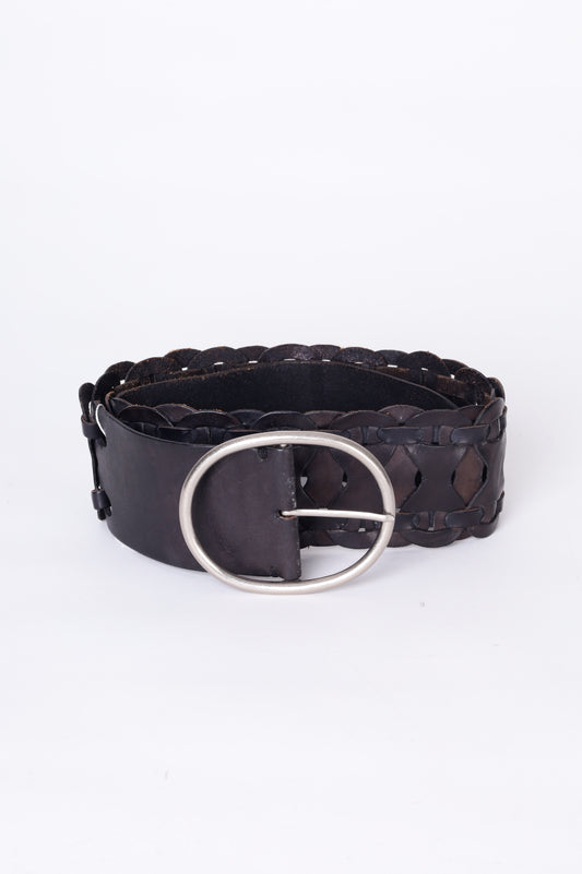 mollini Womens Brown Belt Size S