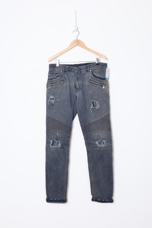 Balmain Mens Blue Jeans Size W 33