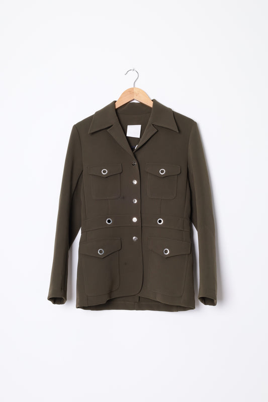Paris Georgia Womens Green Jacket Size M