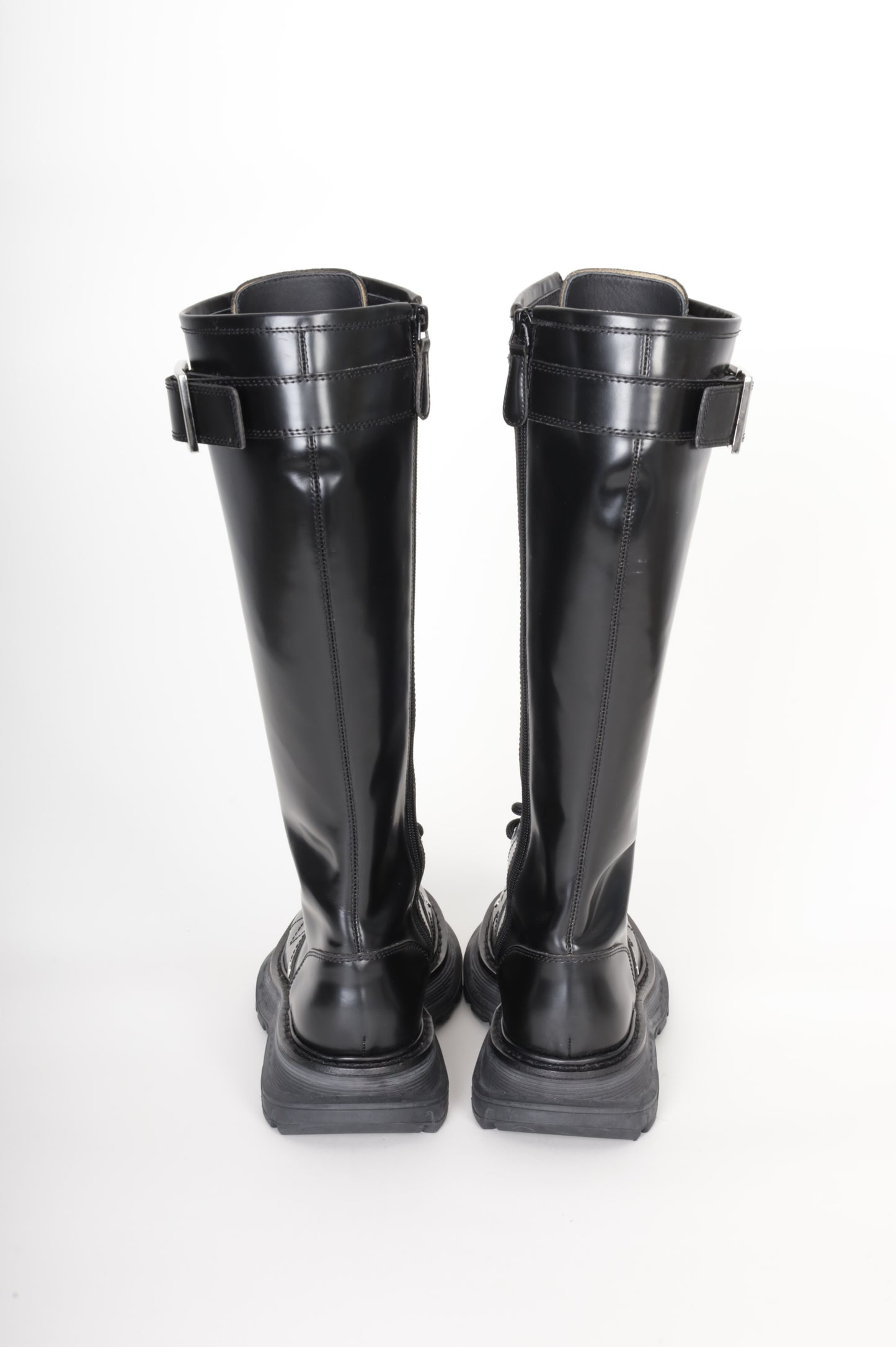 Alexander McQueen Womens Black Boots  Size EU 37