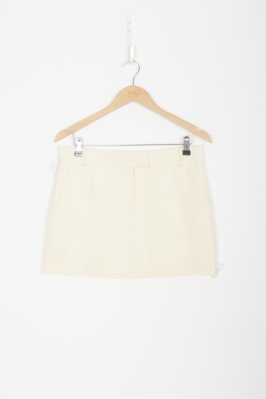 Camilla and Marc Womens White Mini Skirt Size 10