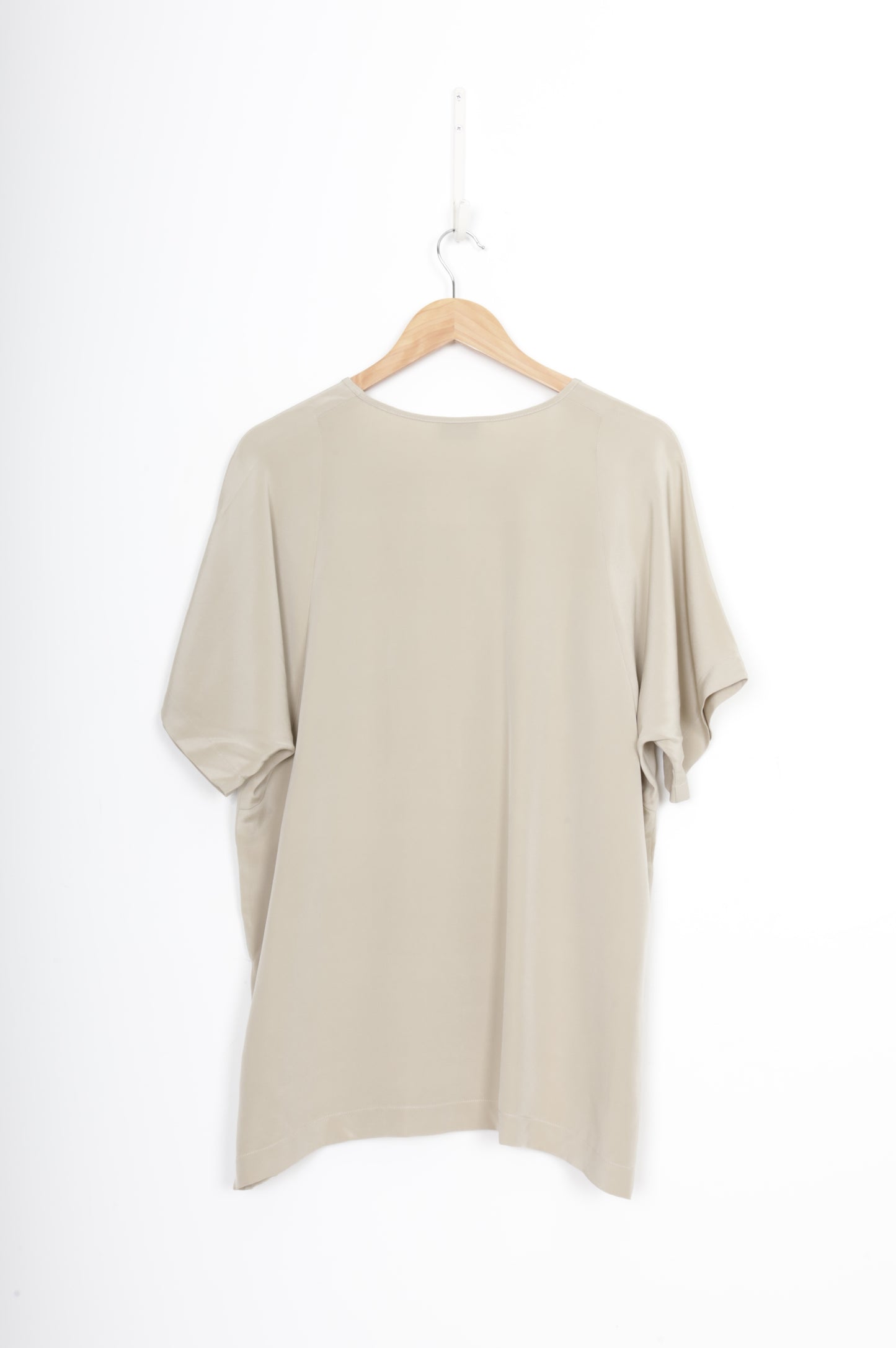 Raey Womens Beige T-shirt Size UK 8