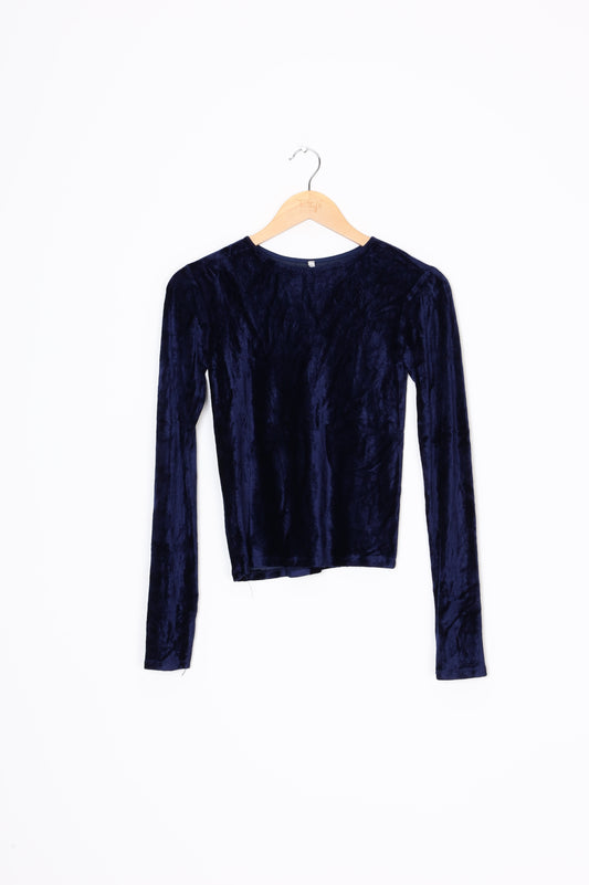 Base Range Womens Blue Top Size S