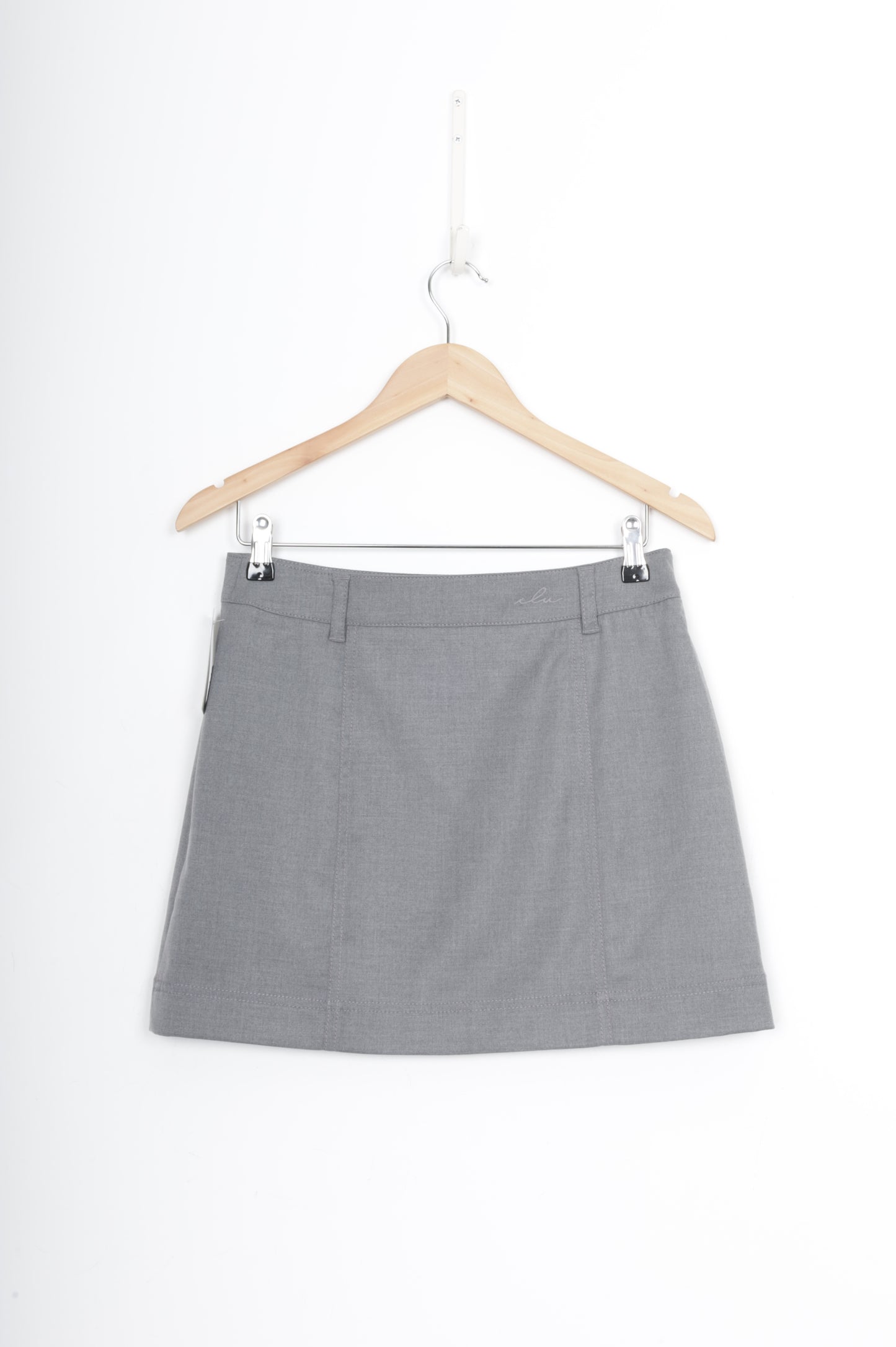 I Love Ugly Womens Grey Mini Skirt Size S