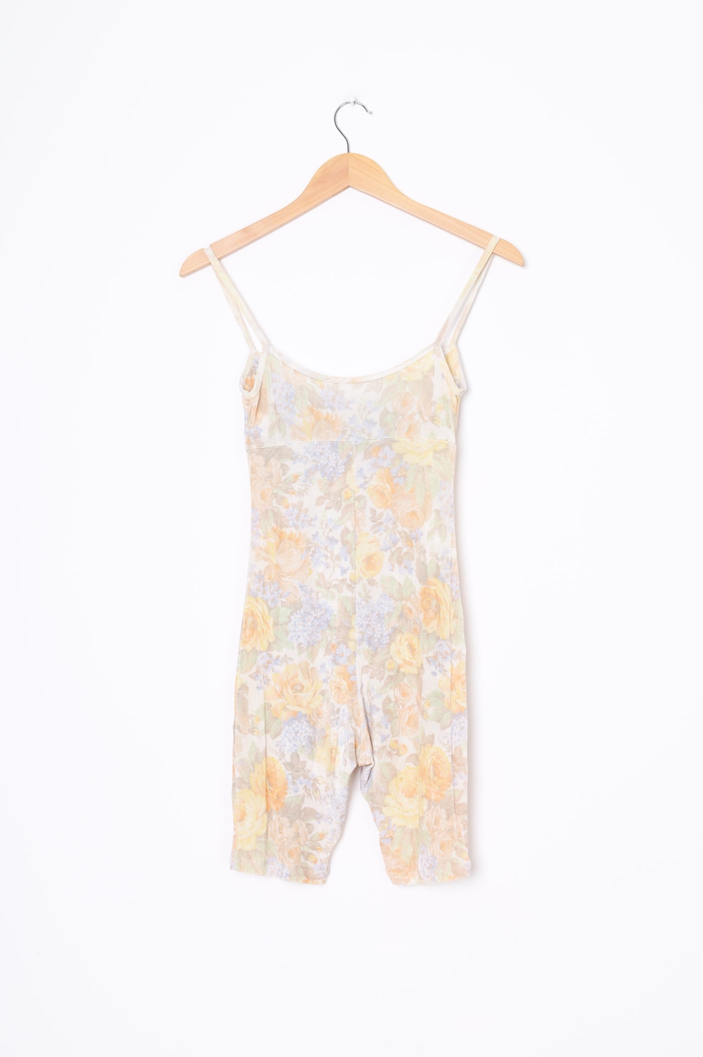 All Is A Gentle Spring Womens Yellow Jumpsuit Size S