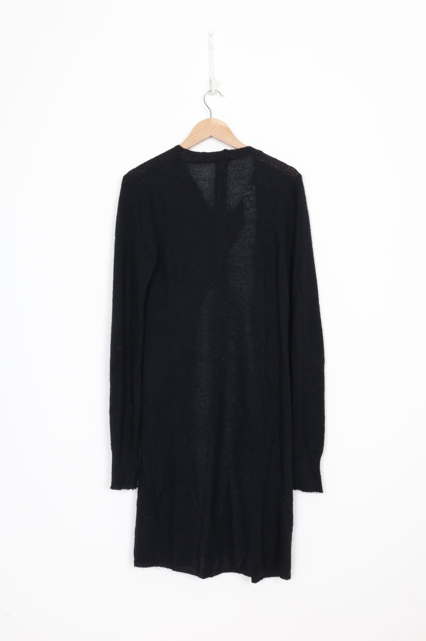 Rick Owens Womens Black Cardigan Size L